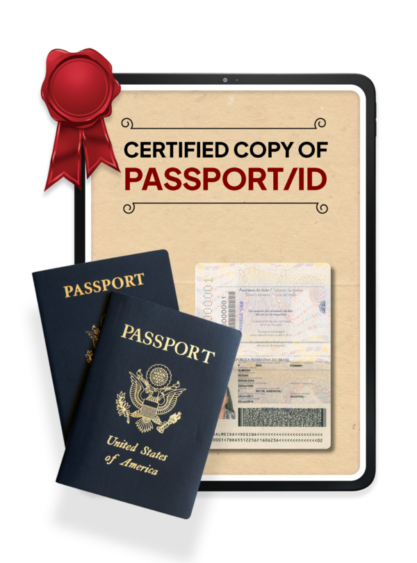 Certified Copy Of Passport Id Notarypublic24